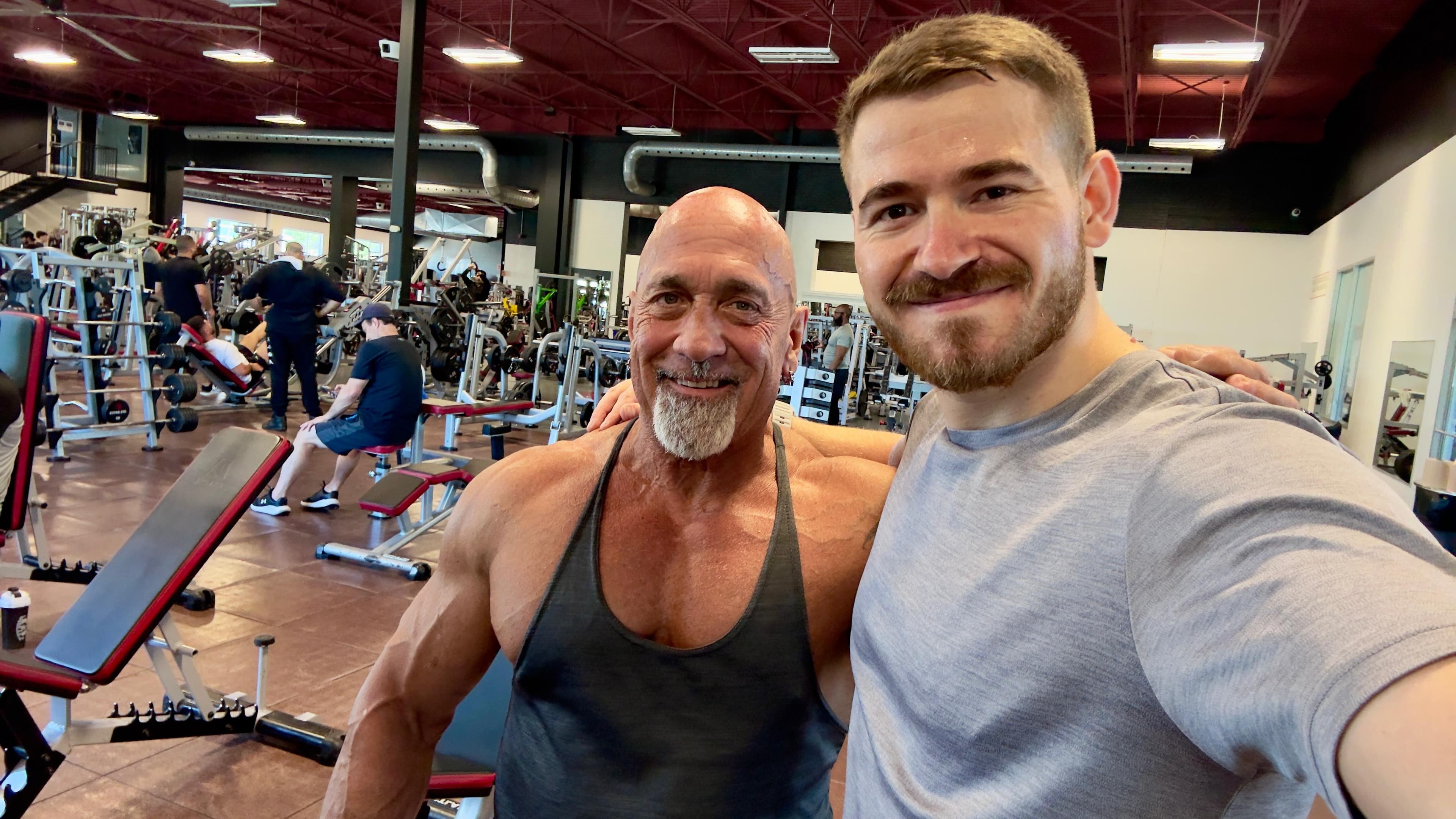 Gaëtan et Luc à la California Gym
