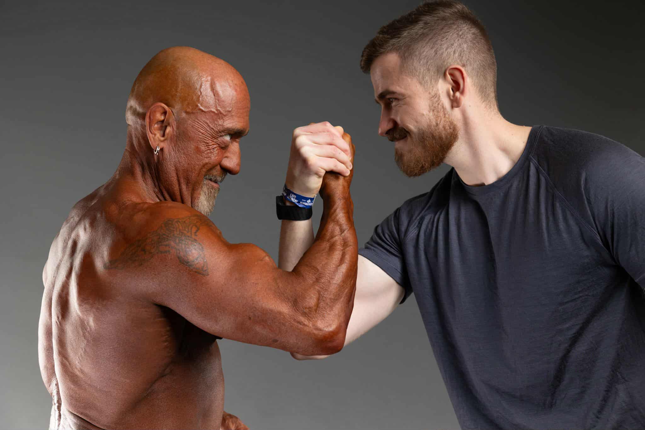 Luc Poulin accompagnant un client