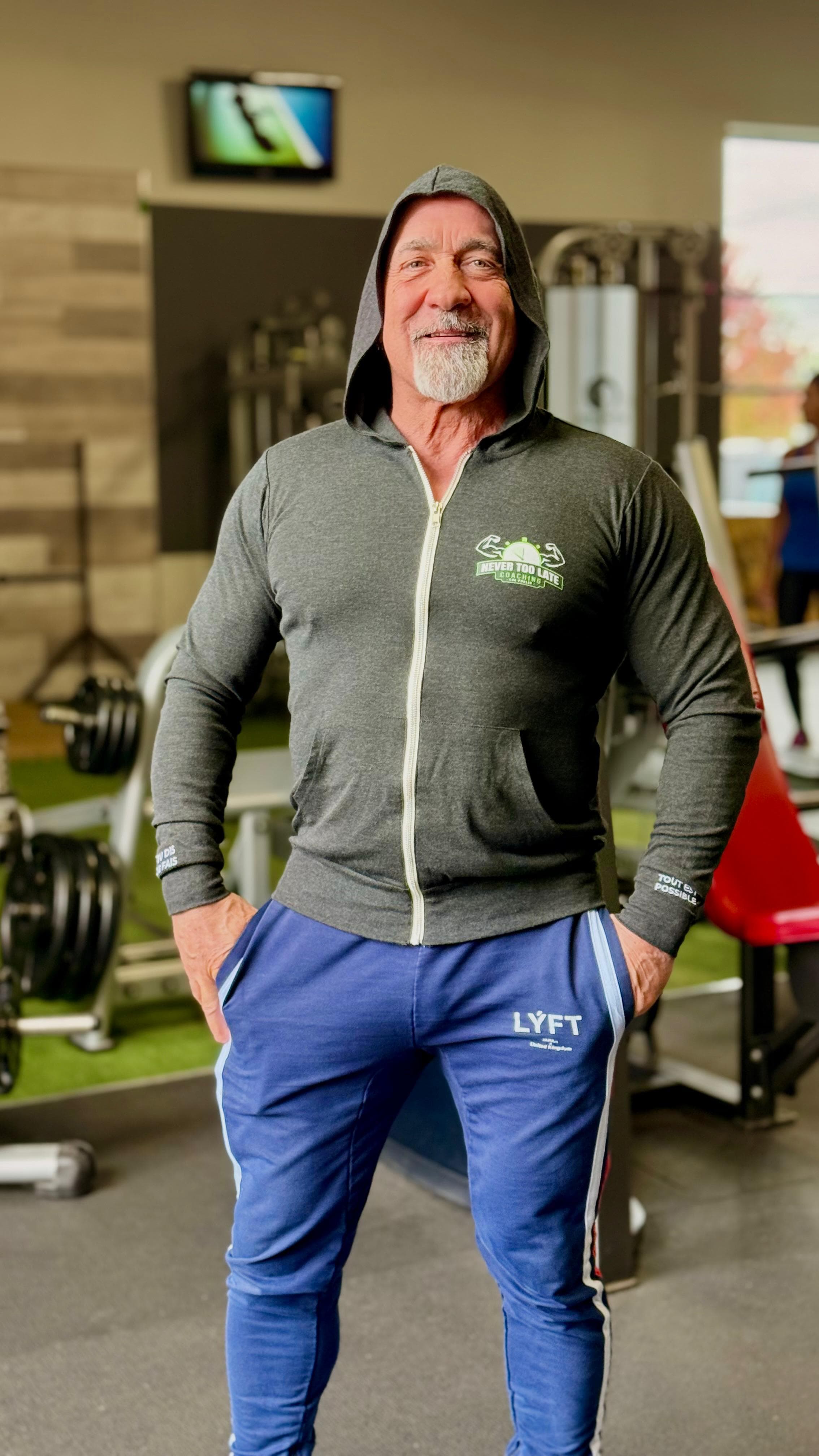 Luc Poulin à la California Gym